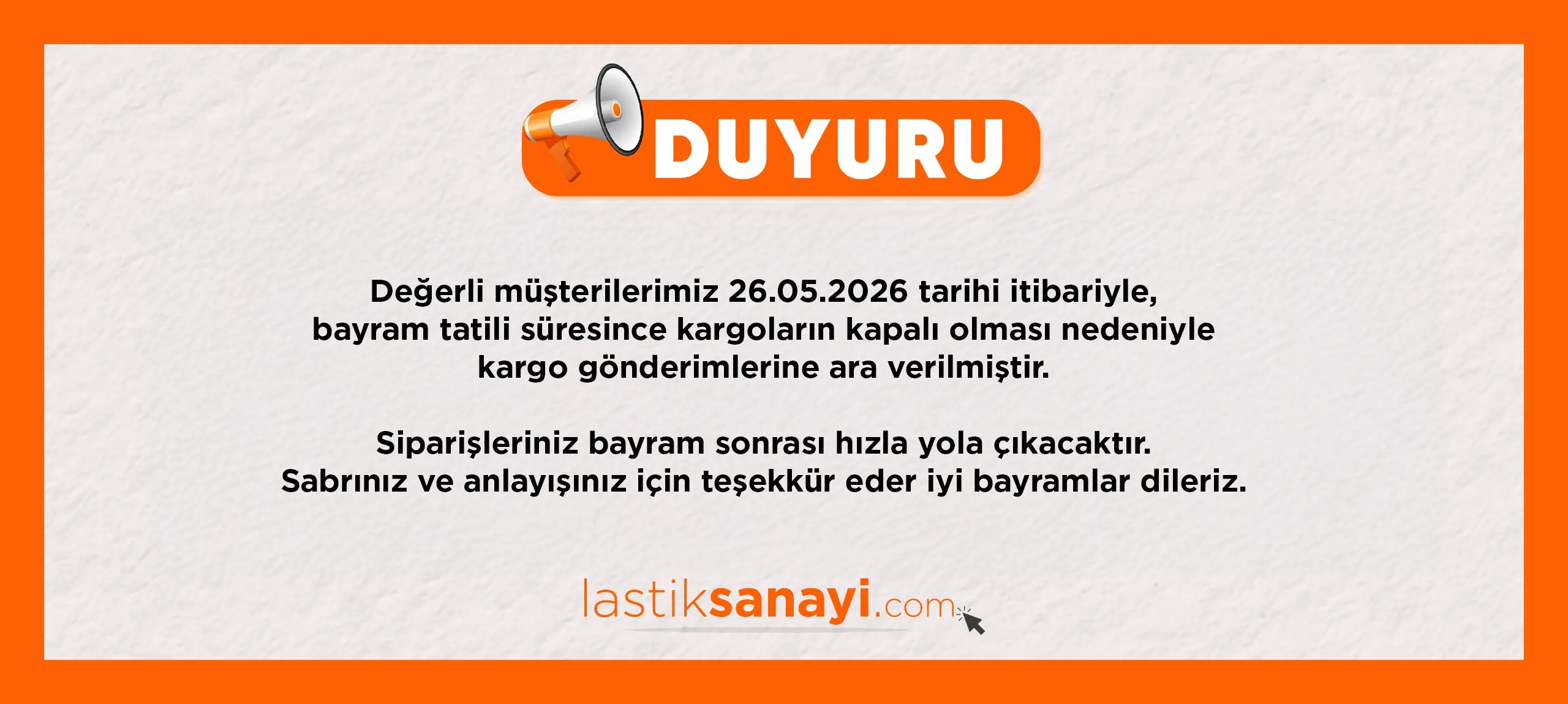Size bir kampanya haberimiz var!