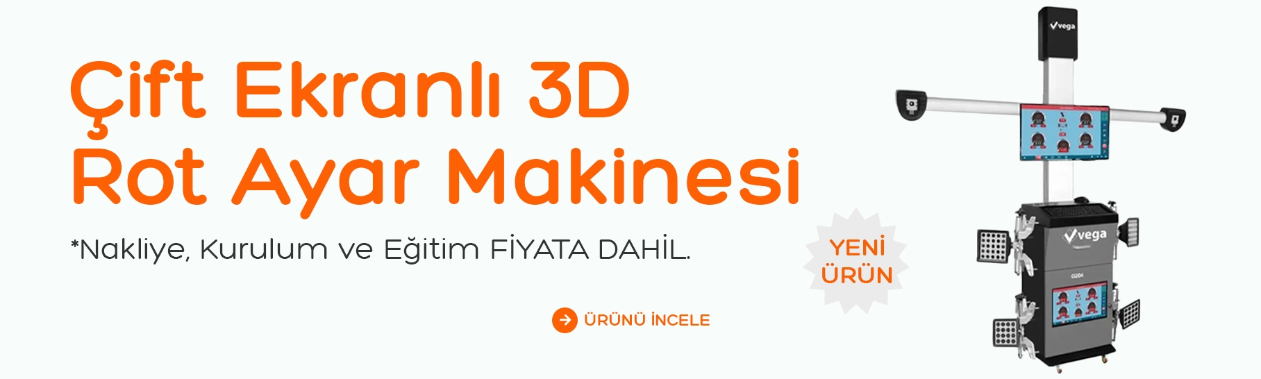 Çift Ekranlı 3D Rot Ayar Makinesi G204