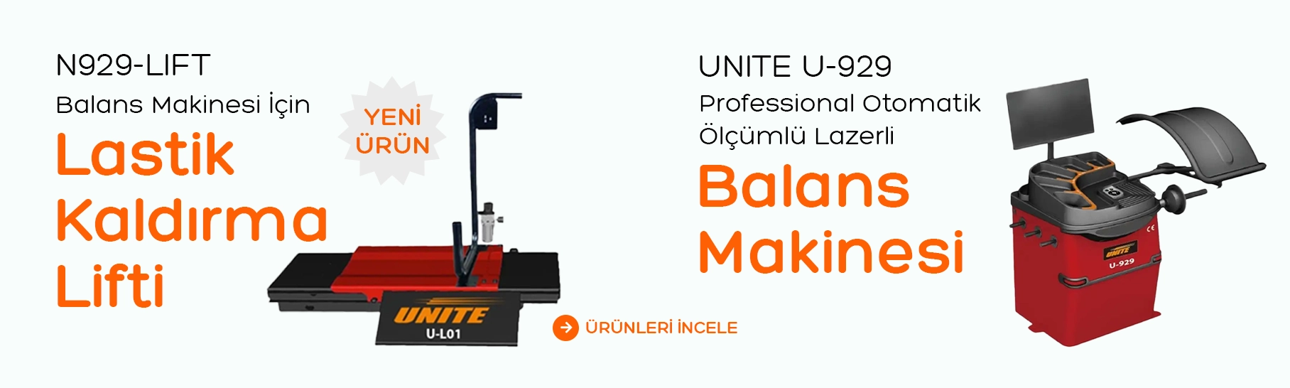 Professional Otomatik Ölçümlü Lazerli Balans Makinesi U-929 + Lastik Kaldırma Lifti