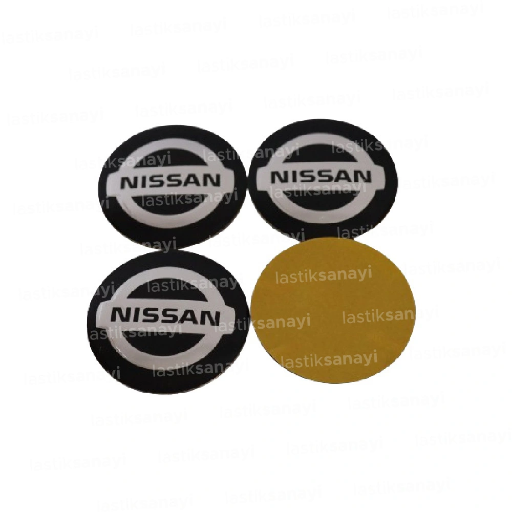 Nissan Jant Göbeği Stickerı 56 mm.