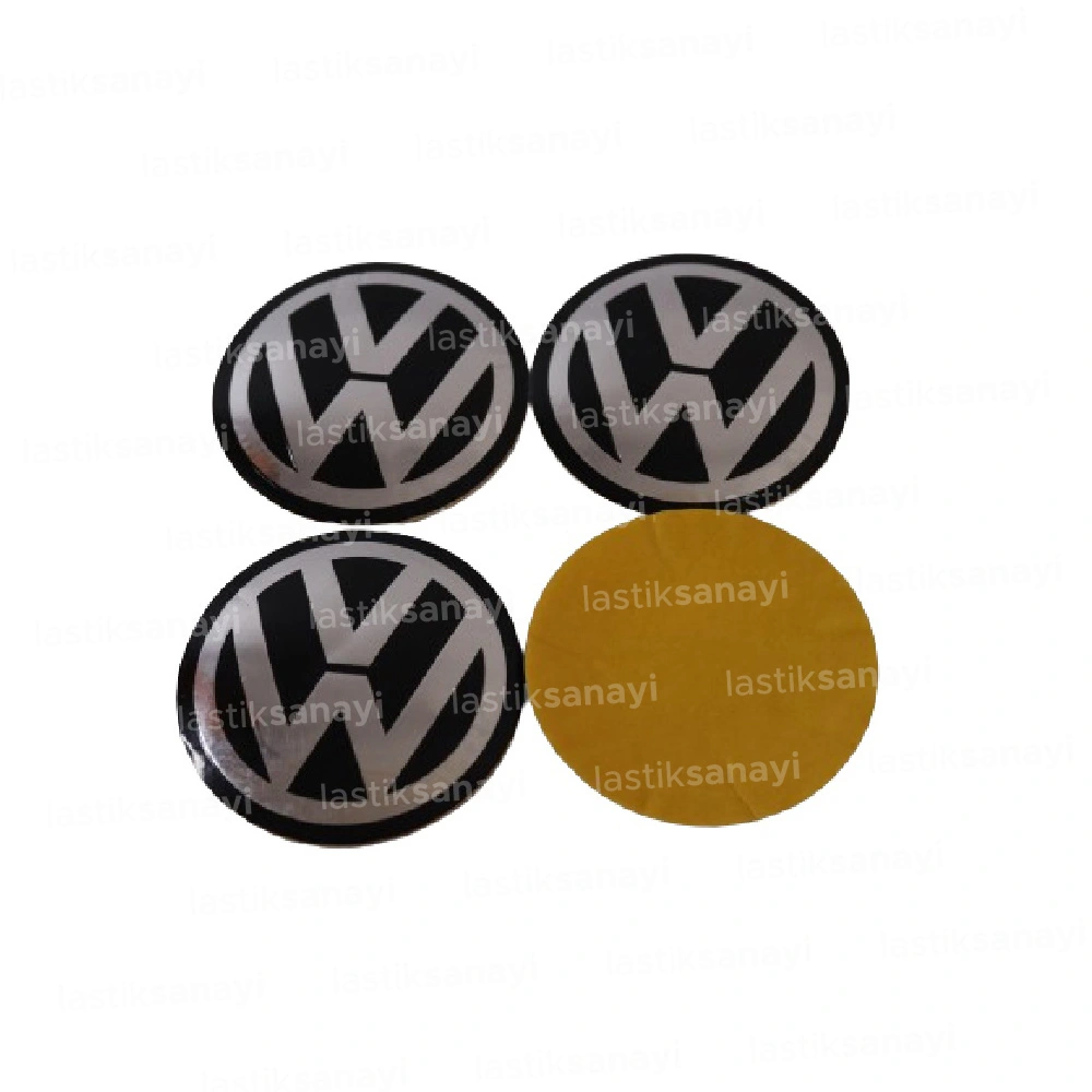 Volkswagen Jant Göbeği Stickerı 64 mm. 
