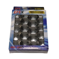 19 mm. Gri Bijon Somunu Kapağı (20 Adet)