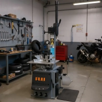 220 V Motosiklet Lastik Sökme Takma Makinesi 6 24 Jant NPT1206