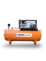 300 Litre 9 Bar 220V Setkom Kompresör Elektrik Panolu 30 300 4MP