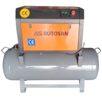 8 Bar 220 Volt 250 Litre Vidalı Kompresör 2.5 kW