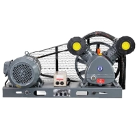 8 Bar Döküm Kompresör Kafası ve 380 V 4 Kw Motor Seti
