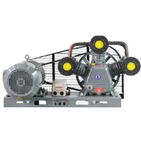 8 Bar Döküm Kompresör Kafası ve 380 V 7.5 Kw Motor Seti