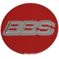 BBS Jant Göbeği Sticker 74 mm. Kırmızı (4 Adet)