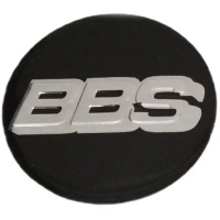 BBS Jant Göbeği Sticker 74 mm. Siyah (4 Adet)