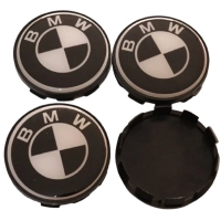 Bmw Uyumlu Siyah Jant Göbeği 67x64 mm. (4 Adet)