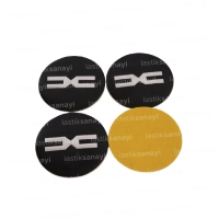 Dacia Jant Göbeği Stickerı 56 mm. Yeni Logo (4 Adet)