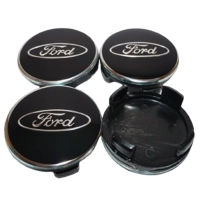 Ford Jant Göbeği Siyah 54x51mm (4 Adet)