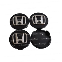 Honda Çelik Jant Göbeği 67x64 mm. Siyah  (4 Adet)