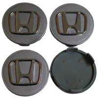 Honda Gri Gümüş Renk Çıkıntılı Jant Göbeği Kapağı 67x64 mm. (4 Adet)