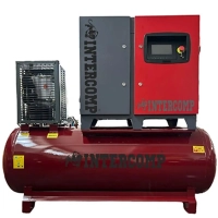 İnvertörlü Vidalı Kompresör Kurutuculu 8 Bar 15 Kw 500 Lt Tank Üstü