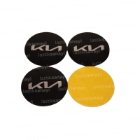 Kia Jant Göbeği Stickerı 56 mm. (4 Adet)