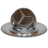Metal Sıkmalı Mercedes Maybach Jant Göbek Kapağı 153x60mm