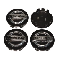 Nissan Siyah Jant Göbeği 54x 49 mm. (4 Adet)