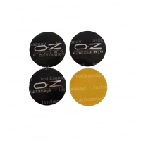 O.Z Racing Jant Göbeği Stickerı 56 mm. Siyah (4 Adet)