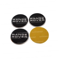 Range Rover Jant Göbeği Stickerı 56 mm.  (4 Adet)