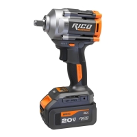 Rico 028-Re0009 1/2 Şarjlı Somun Sıkma 650 Nm