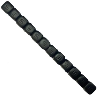 Siyah Motosiklet Yapıştırma Balans Kurşunu 5x12 gr (100 Adet)