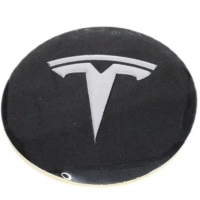 Tesla Jant Göbeği Sticker 56 mm. (4 Adet)