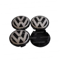 Volkswagen Passat Jetta Çelik Jant Göbeği 66x56 mm. (4 Adet)